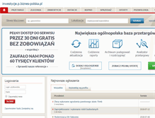 Tablet Screenshot of inwestycje.p.biznes-polska.pl
